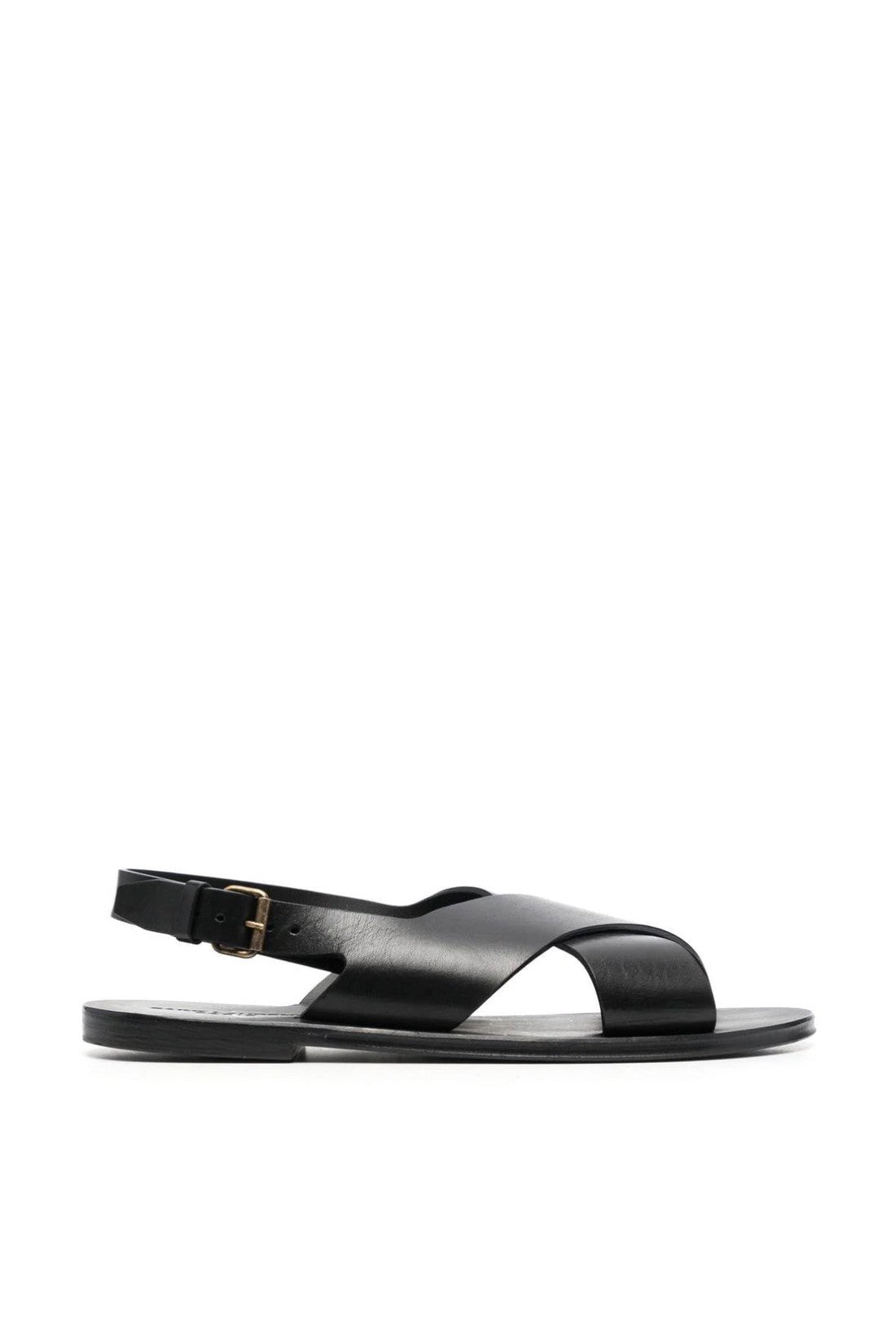 Saint Laurent-OUTLET-SALE-Mojave Crisscross Leather Sandals-ARCHIVIST