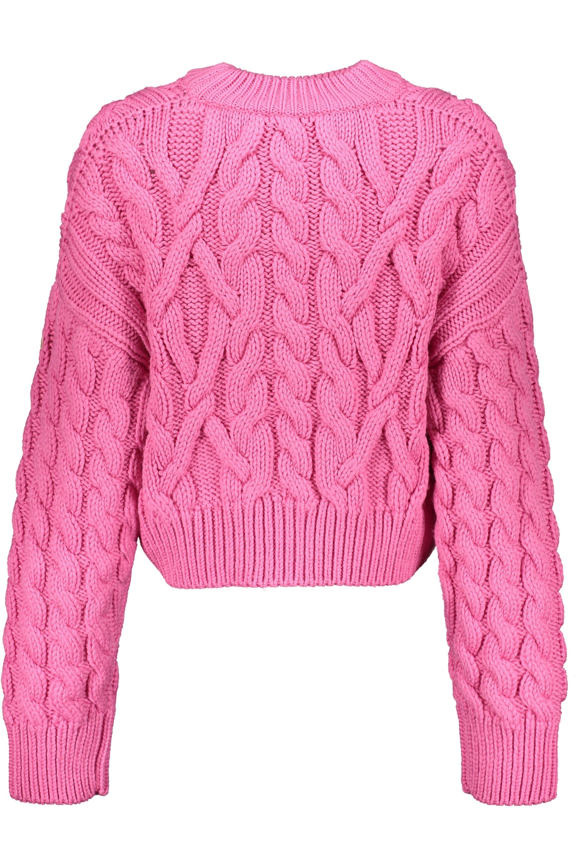 Tricot-knit wool sweater