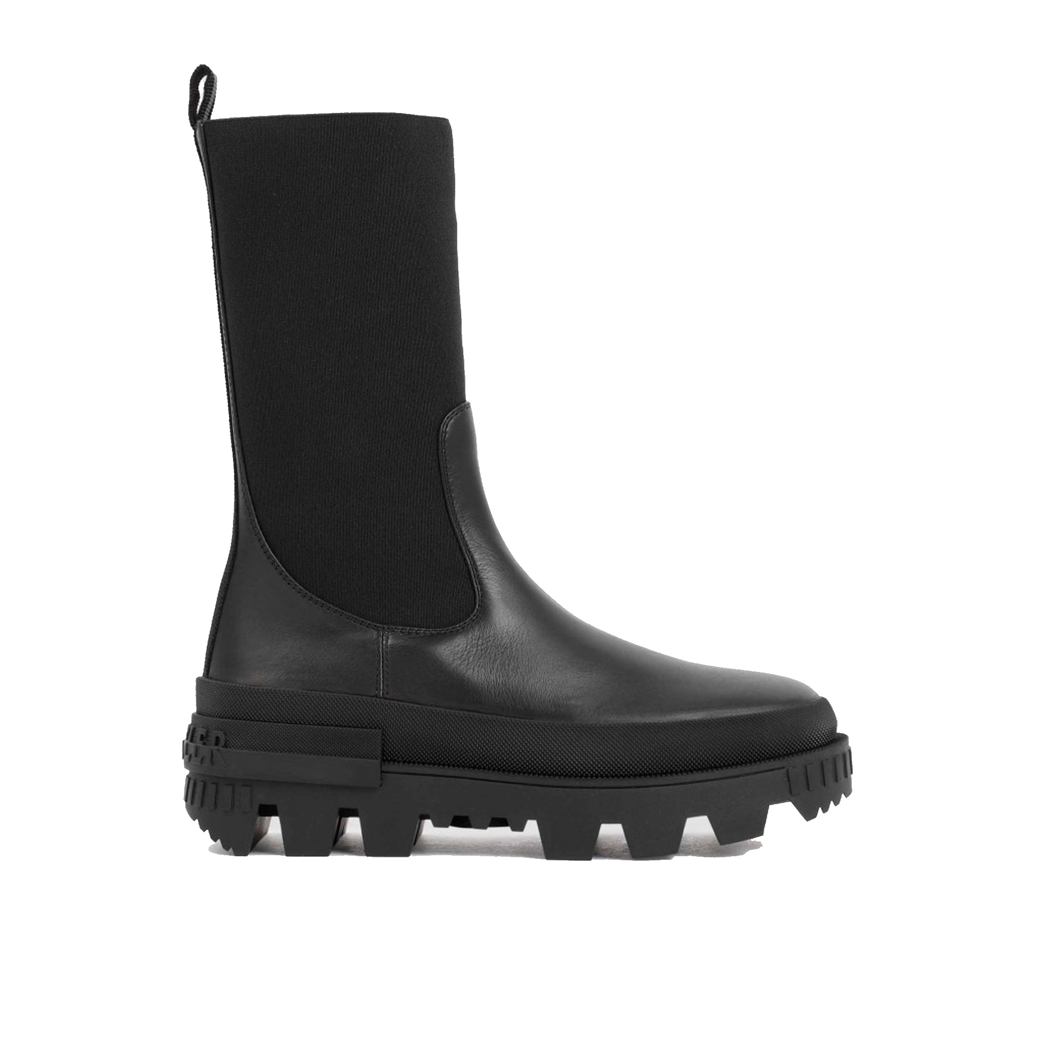 Moncler-OUTLET-SALE-Moncler Leather Logo Boots-ARCHIVIST