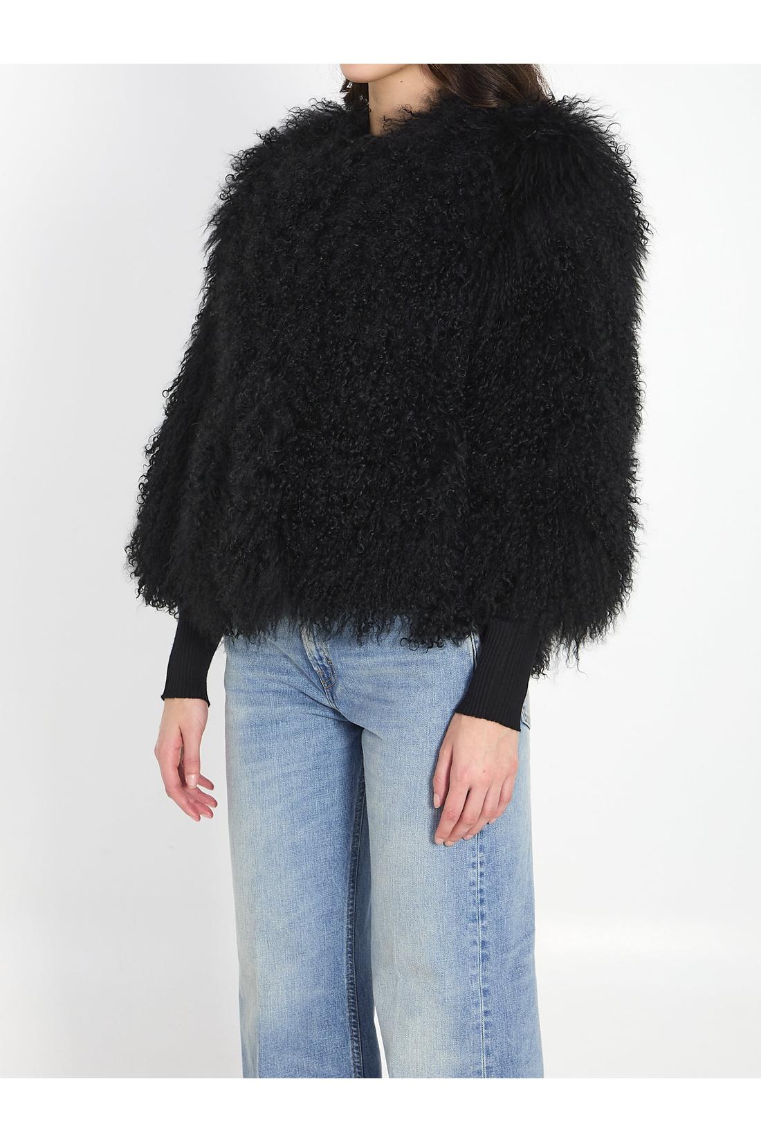 Yves salomon-OUTLET-SALE-Mongolian fur-ARCHIVIST