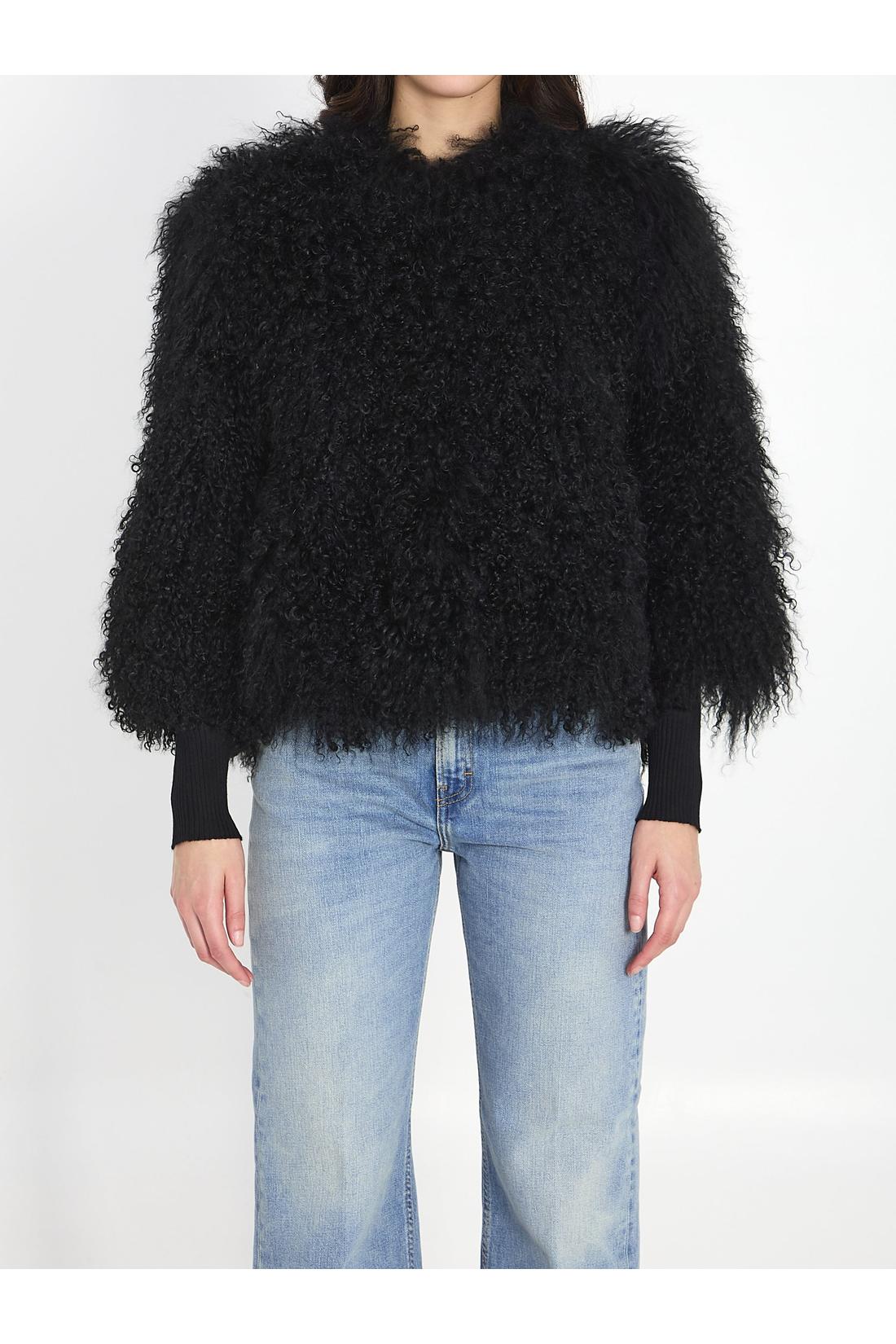 Yves salomon-OUTLET-SALE-Mongolian fur-ARCHIVIST