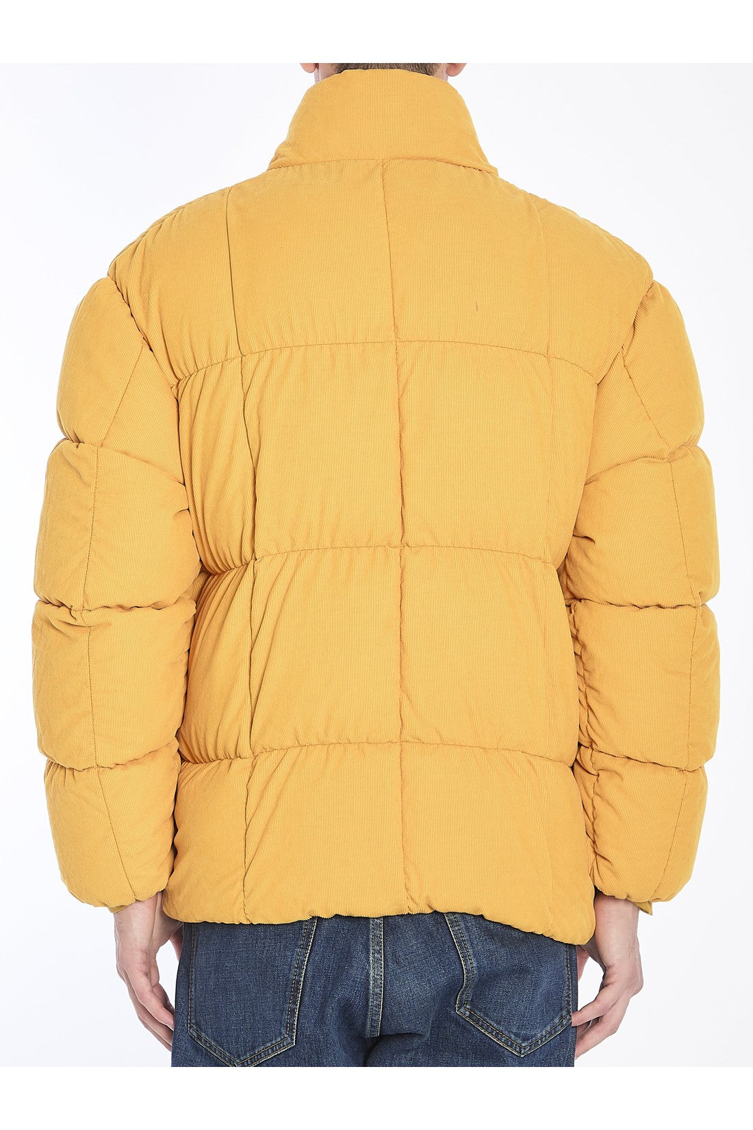 PALM ANGELS-OUTLET-SALE-Monogram corduroy puffer jacket-ARCHIVIST