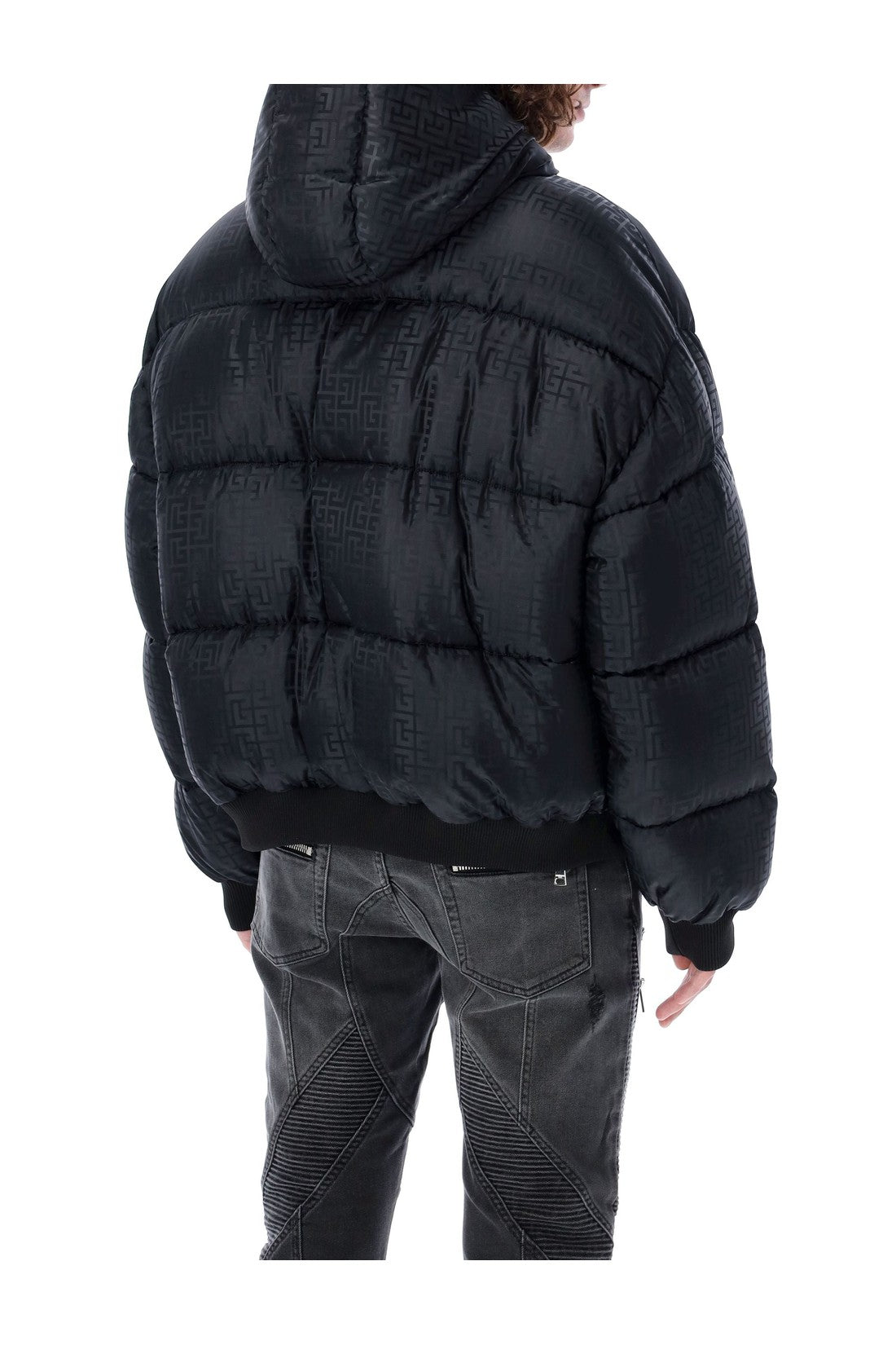 BALMAIN-OUTLET-SALE-Monogram down jacket-ARCHIVIST