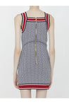 BALMAIN-OUTLET-SALE-Monogram knit dress-ARCHIVIST