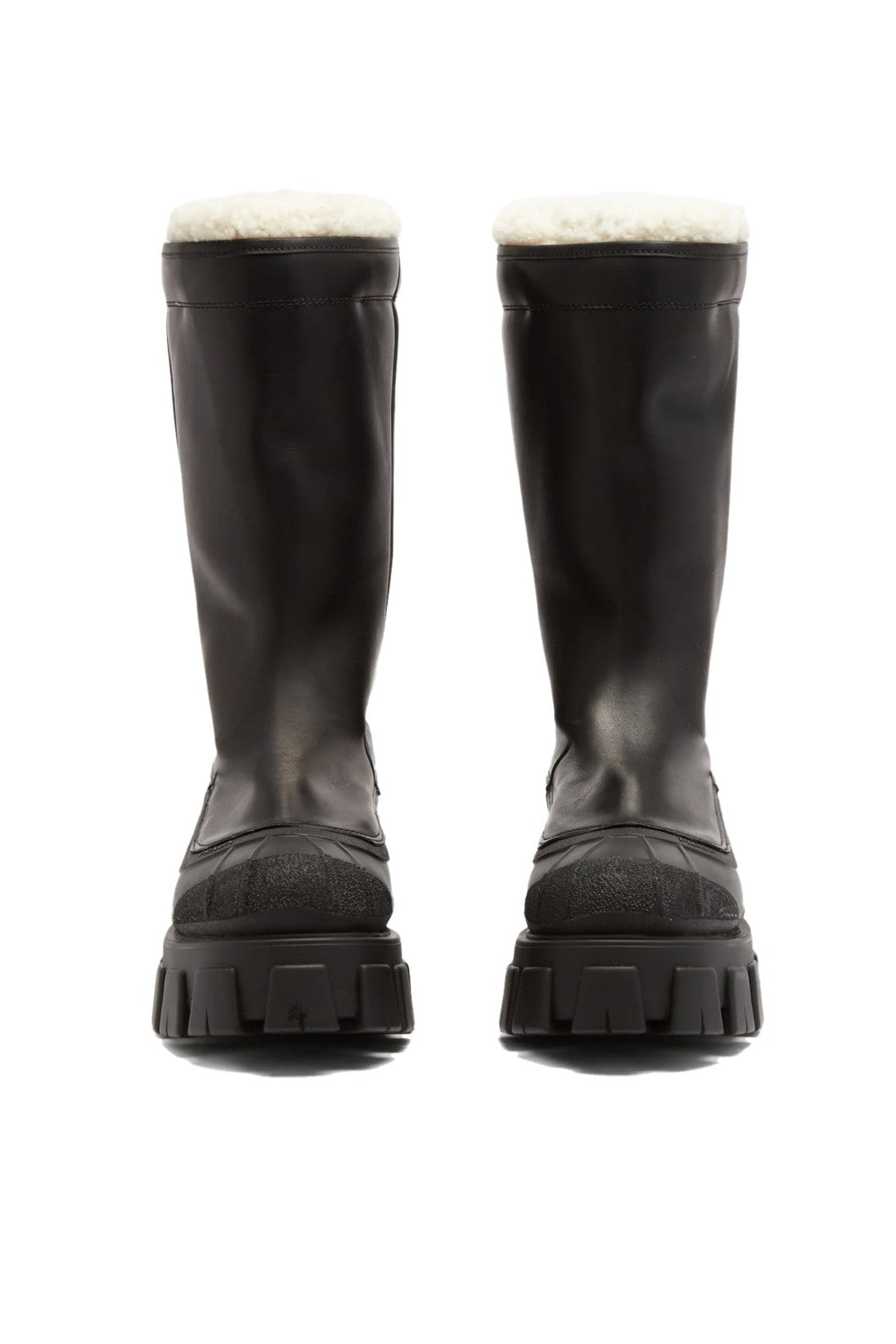 Prada-OUTLET-SALE-Monolith Chunky Sole Shearling Lined Boots-ARCHIVIST