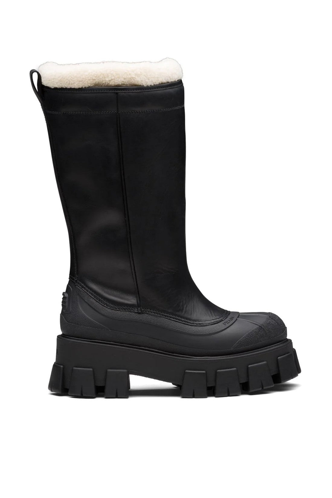 Prada-OUTLET-SALE-Monolith Chunky Sole Shearling Lined Boots-ARCHIVIST