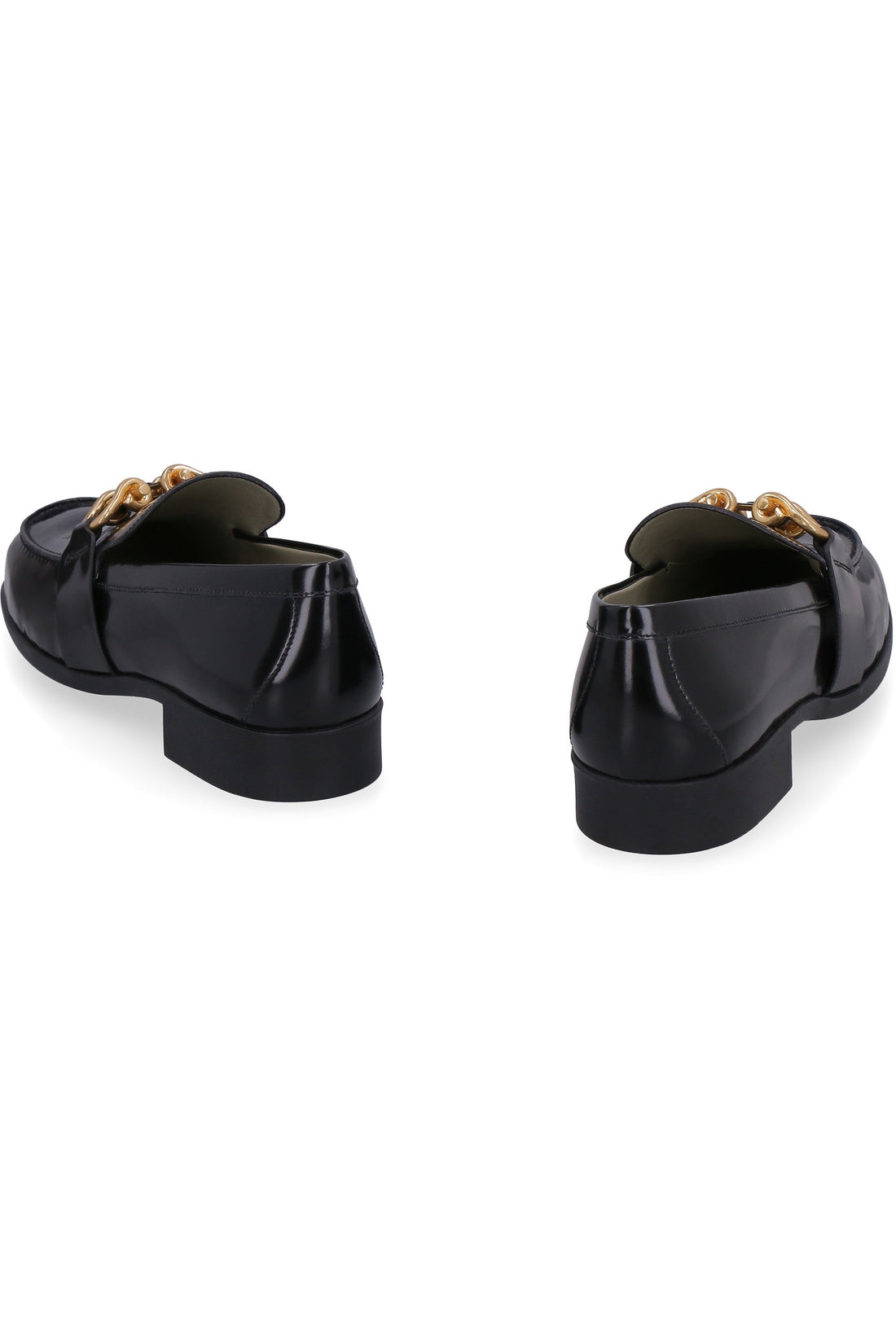 Bottega Veneta-OUTLET-SALE-Monsieur leather loafers-ARCHIVIST