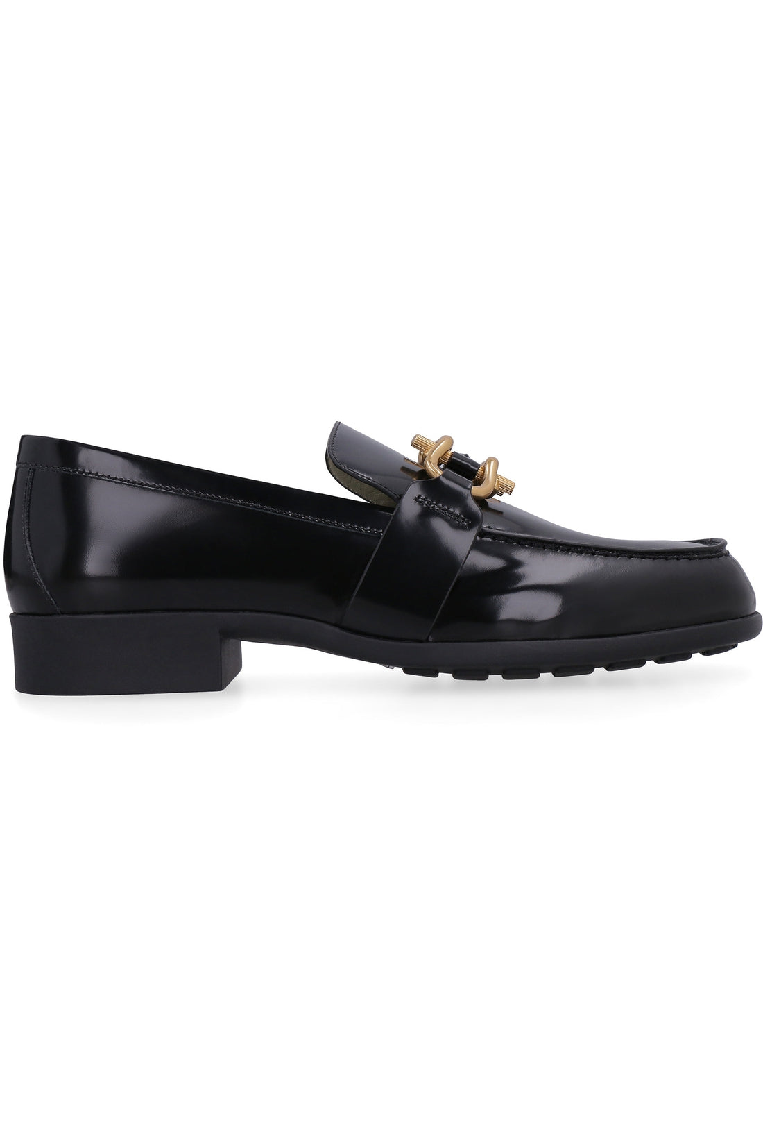 Bottega Veneta-OUTLET-SALE-Monsieur leather loafers-ARCHIVIST