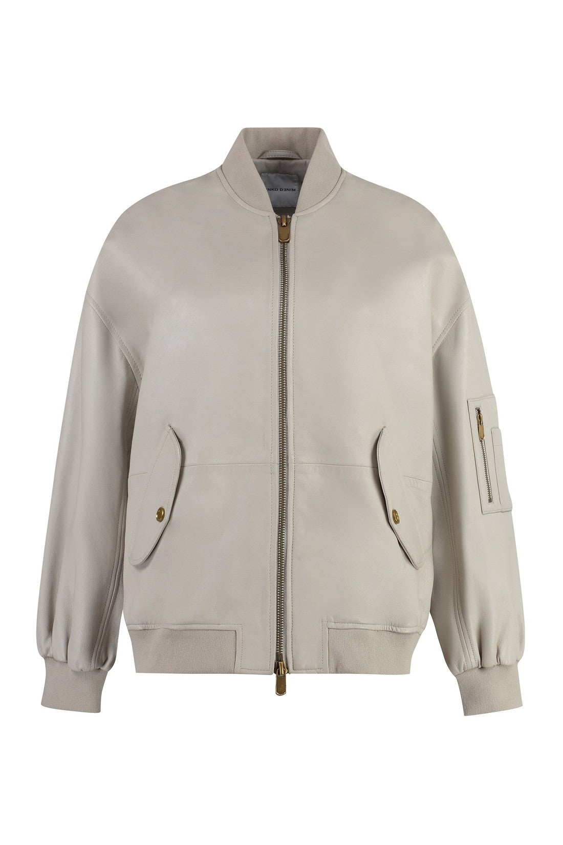 Pinko-OUTLET-SALE-Monterosi leather jacket-ARCHIVIST