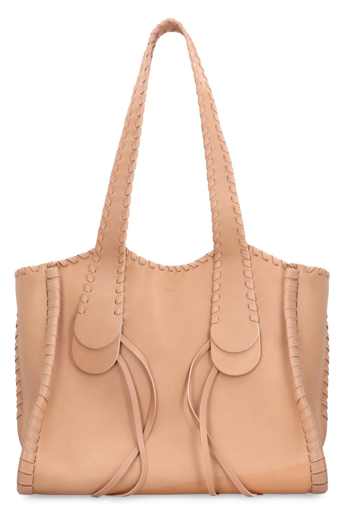 Chloé-OUTLET-SALE-Mony Smooth leather tote bag-ARCHIVIST