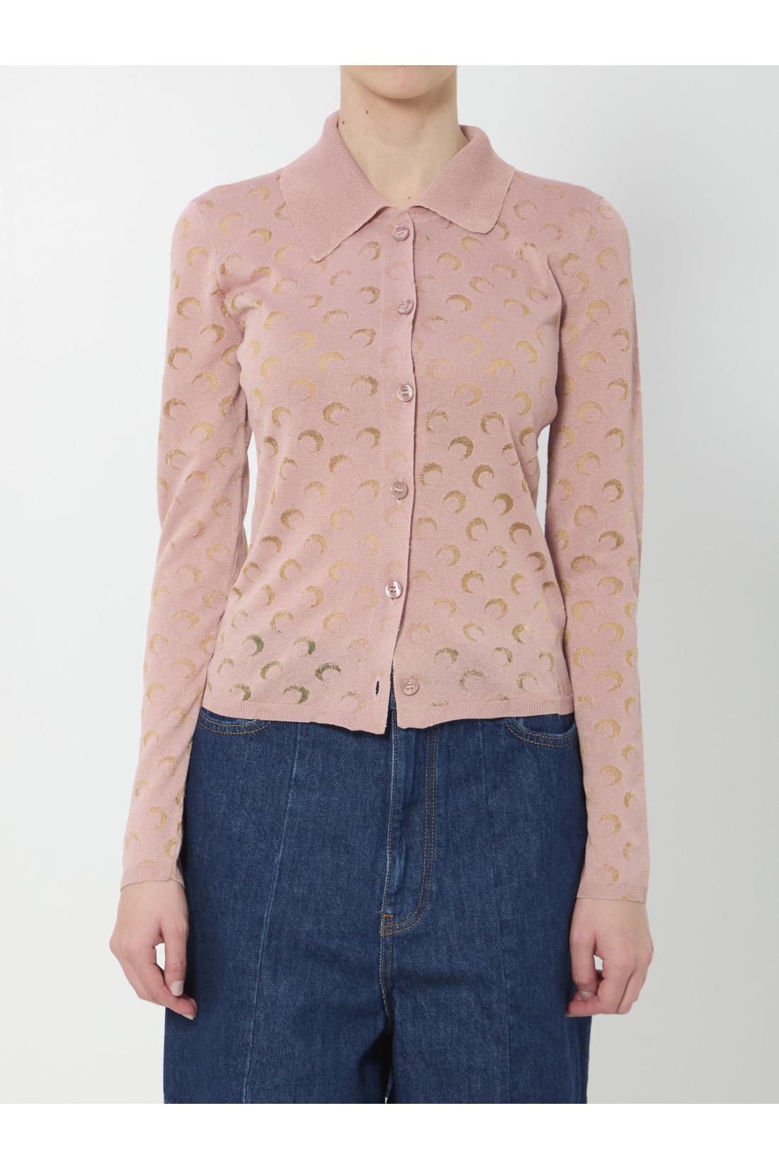 Marine Serre-OUTLET-SALE-Moon Devore shirt-ARCHIVIST
