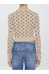 MARINE SERRE-OUTLET-SALE-Moon jacquard knit sweater-ARCHIVIST