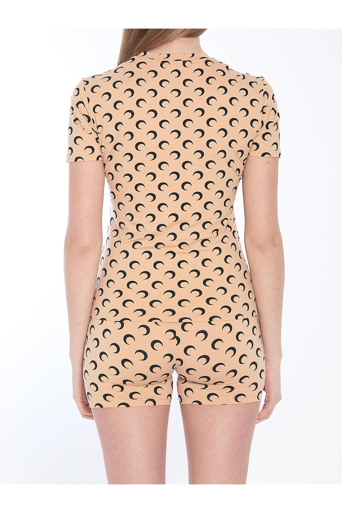 Moon jersey short-sleeve top-Shirts-Marine Serre-OUTLET-ARCHIVIST-ARCHIVE-SALE