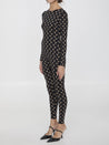 MARINE SERRE-OUTLET-SALE-Moon printed catsuit-ARCHIVIST