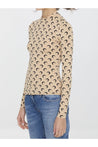 MARINE SERRE-OUTLET-SALE-Moon printed top-ARCHIVIST