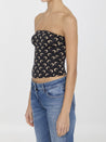 MARINE SERRE-OUTLET-SALE-Moon printed tube top-ARCHIVIST