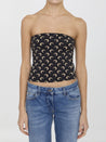 MARINE SERRE-OUTLET-SALE-Moon printed tube top-ARCHIVIST