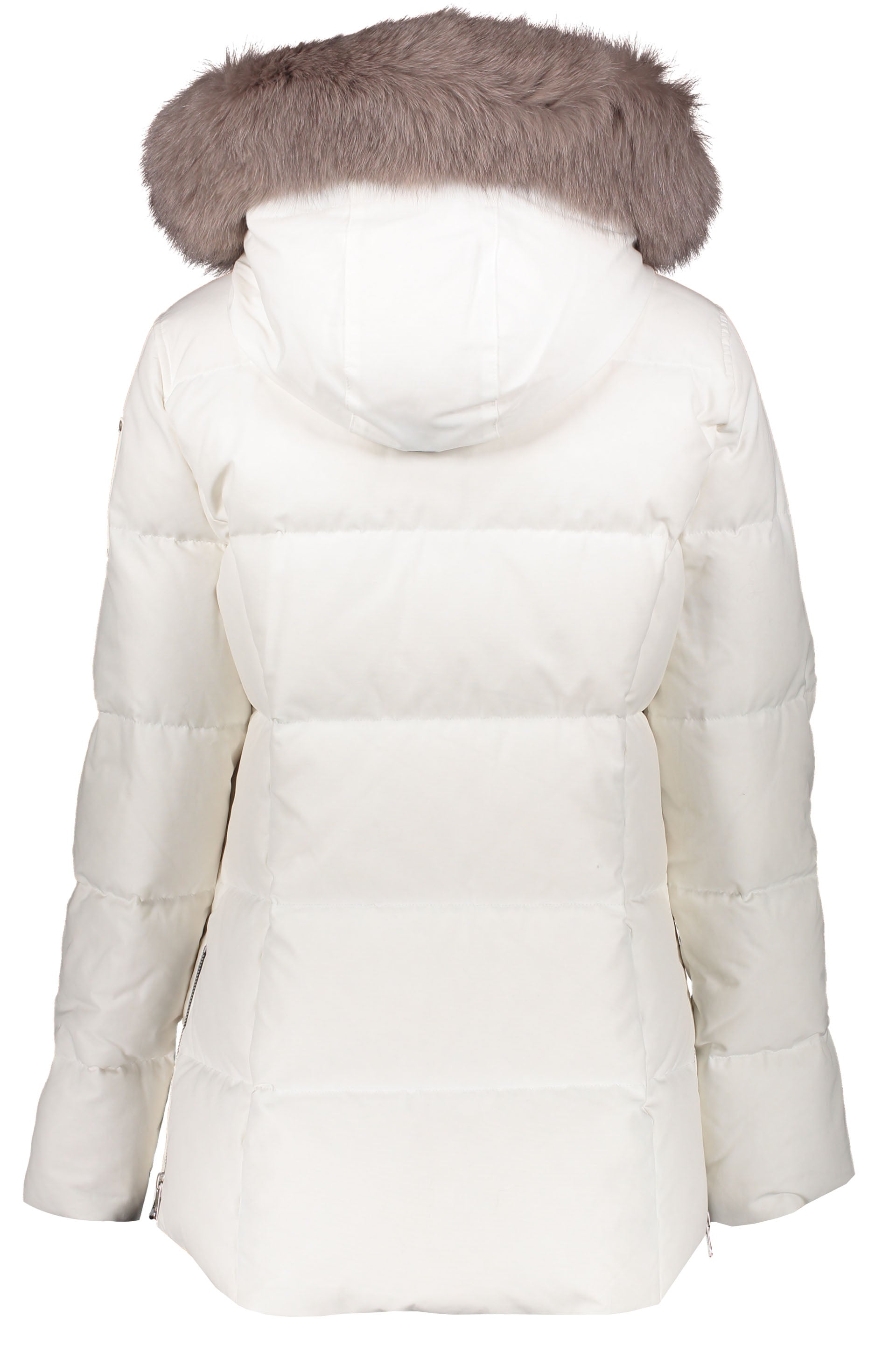 Padded parka with fur hood