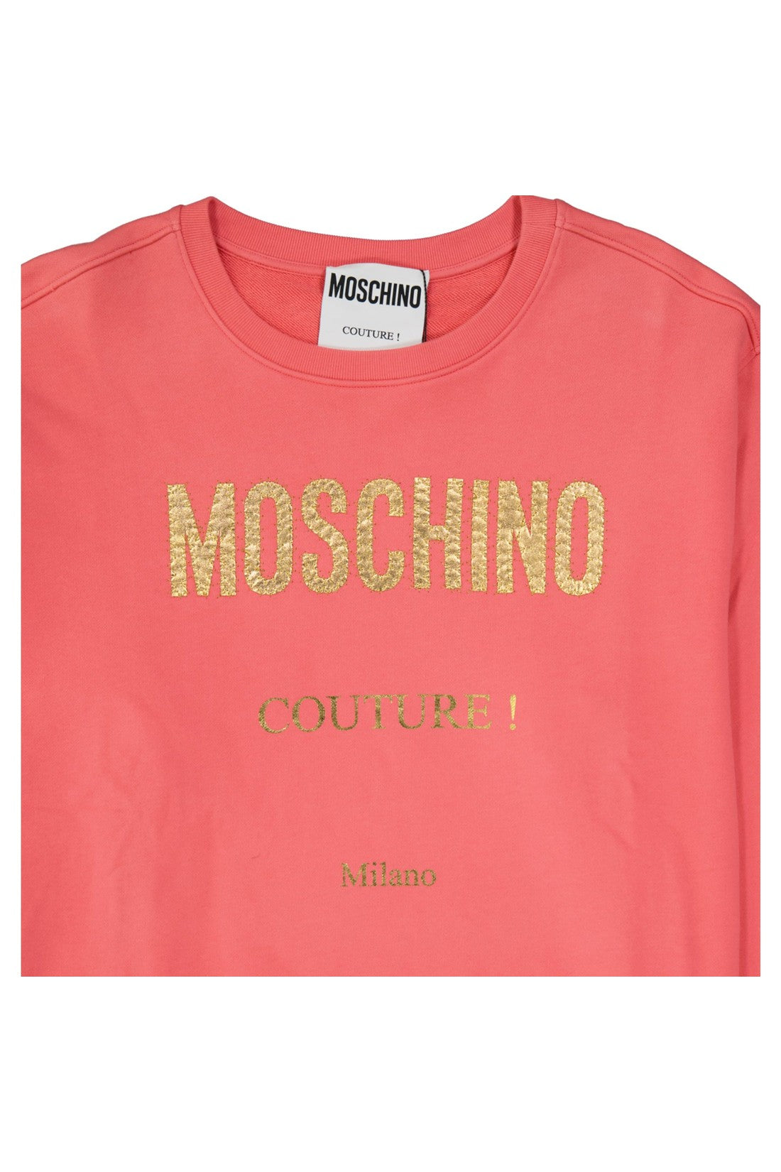 Moschino Couture-OUTLET-SALE-Moschino Couture Cotton Logo Sweatshirt-ARCHIVIST