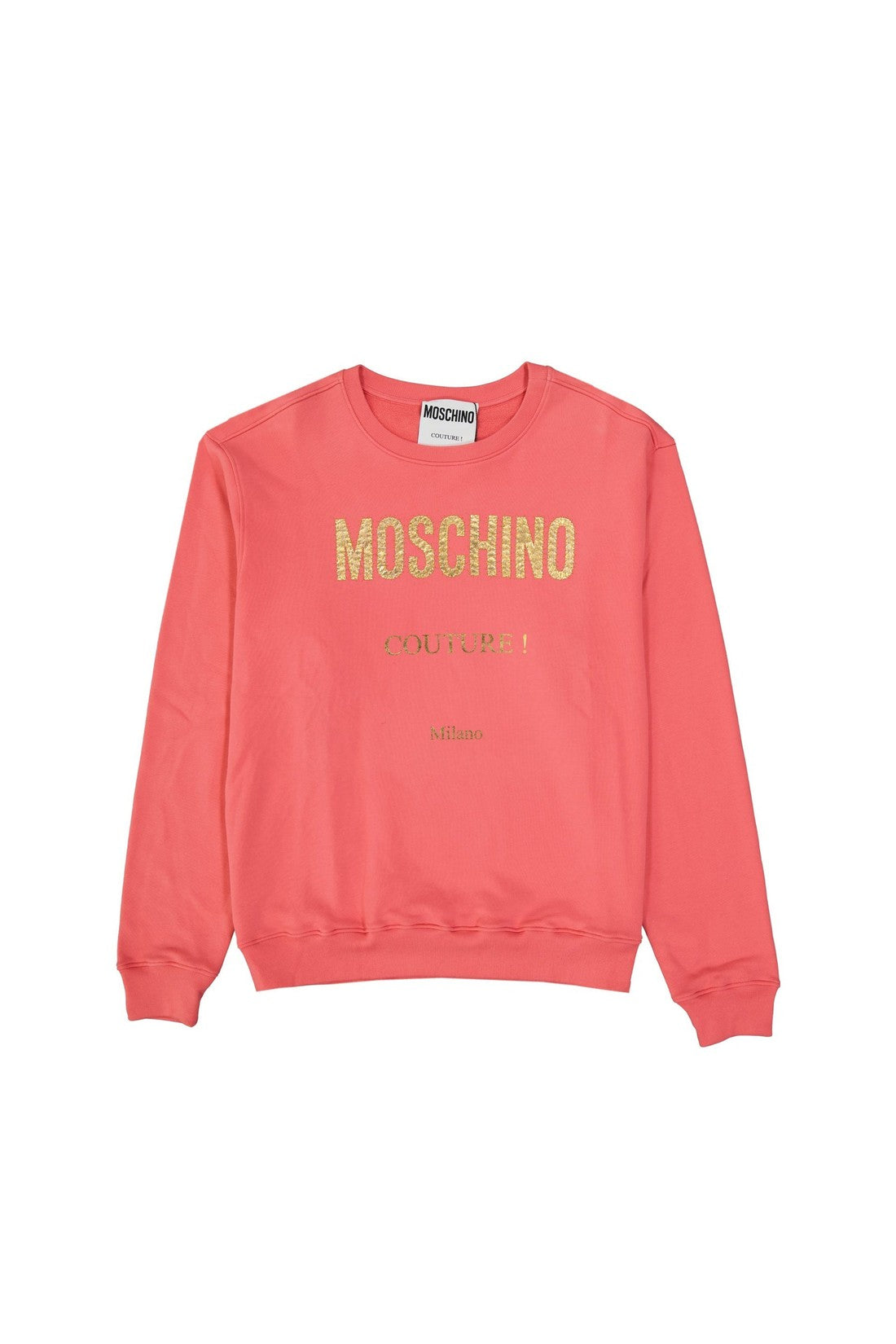 Moschino Couture-OUTLET-SALE-Moschino Couture Cotton Logo Sweatshirt-ARCHIVIST