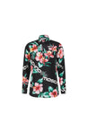 MOSCHINO COUTURE-OUTLET-SALE-Moschino Couture Silk Printed Shirt-ARCHIVIST