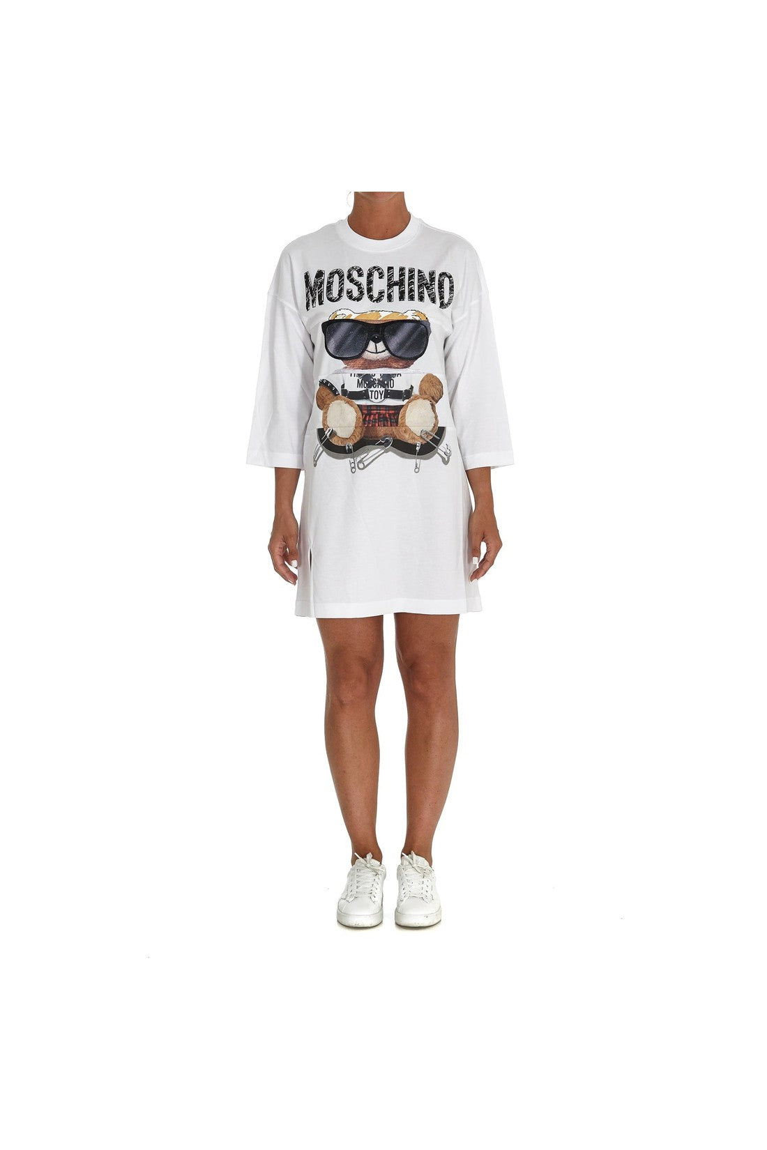 MOSCHINO COUTURE-OUTLET-SALE-Moschino Couture Teddy Bear Oversized Dress-ARCHIVIST