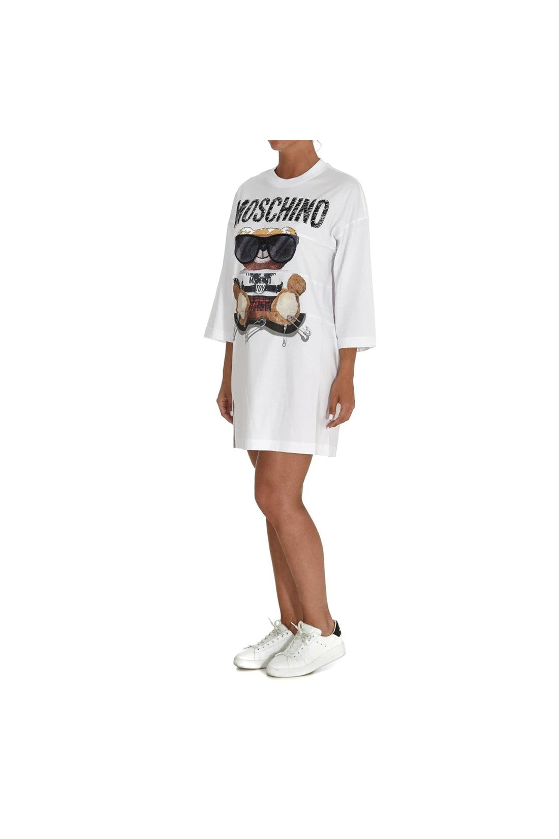 MOSCHINO COUTURE-OUTLET-SALE-Moschino Couture Teddy Bear Oversized Dress-ARCHIVIST