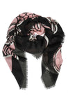 Wool and silk scarf