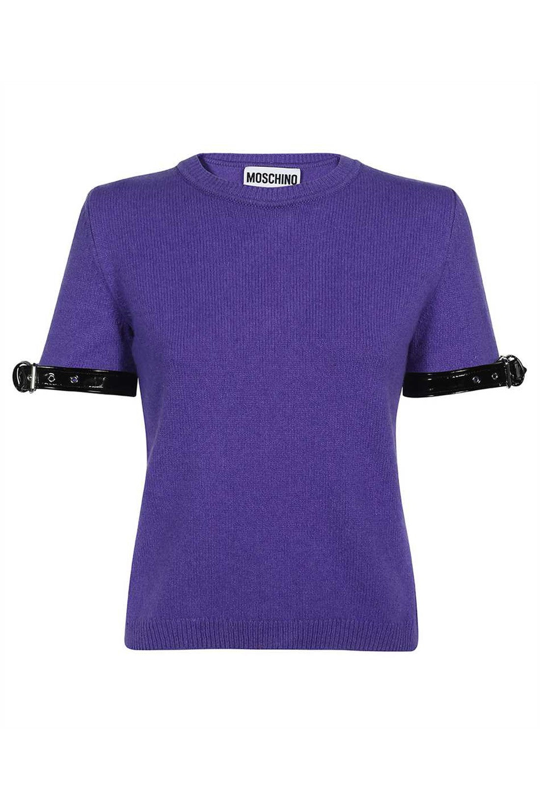 Wool blend t-shirt-Moschino-OUTLET-SALE-40-ARCHIVIST