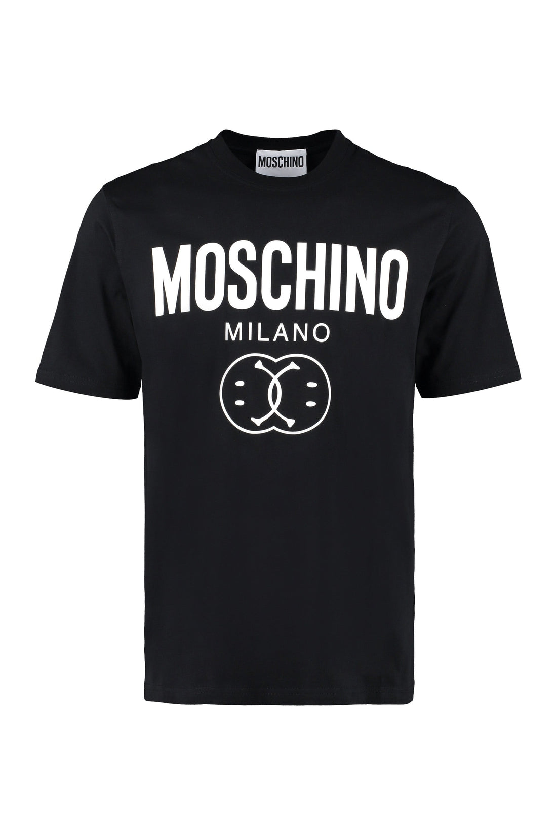 Moschino-OUTLET-SALE-Moschino Smiley printed cotton T-shirt-ARCHIVIST