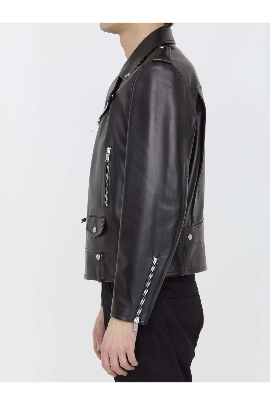 SAINT LAURENT-OUTLET-SALE-Motorcycle jacket-ARCHIVIST