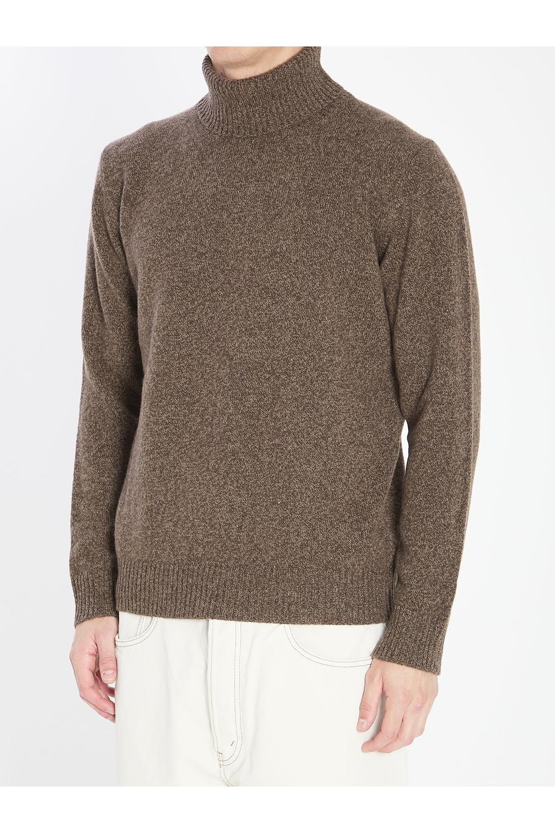 Roberto Collina-OUTLET-SALE-Mouline turtleneck sweater-ARCHIVIST