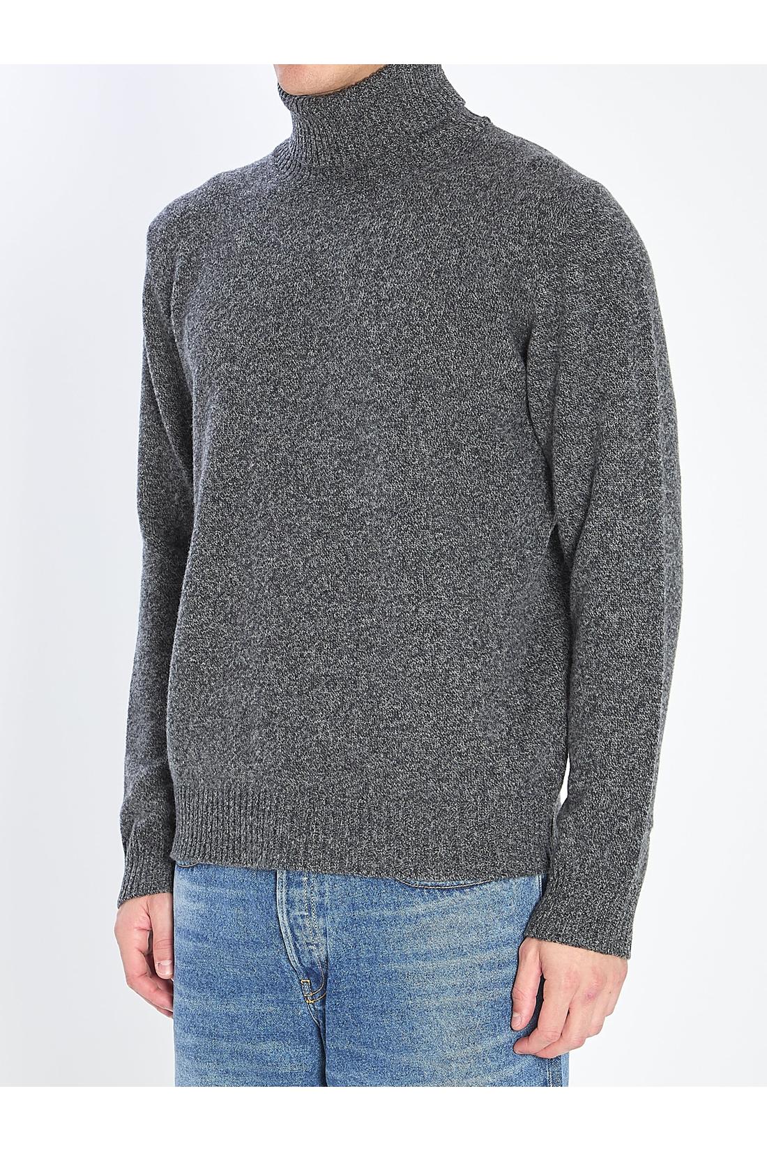 Roberto Collina-OUTLET-SALE-Mouline turtleneck sweater-ARCHIVIST