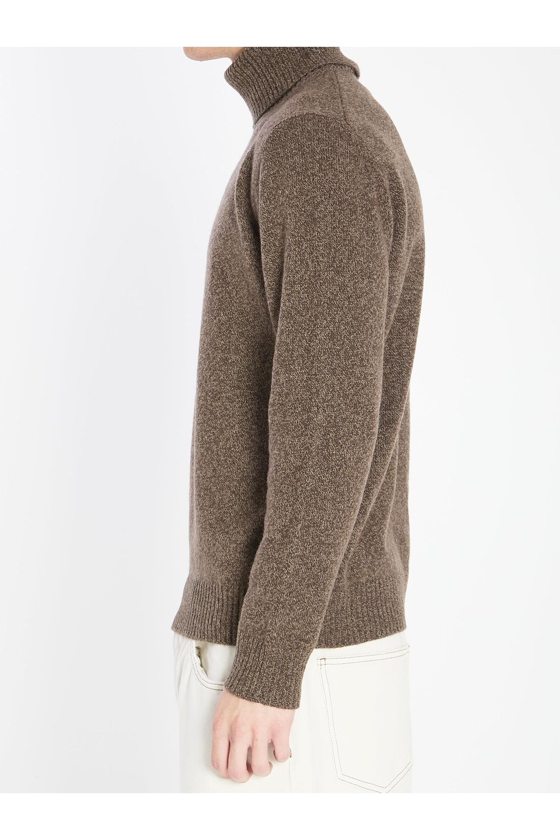 Roberto Collina-OUTLET-SALE-Mouline turtleneck sweater-ARCHIVIST