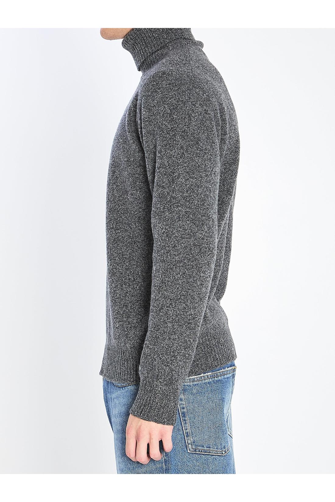 Roberto Collina-OUTLET-SALE-Mouline turtleneck sweater-ARCHIVIST