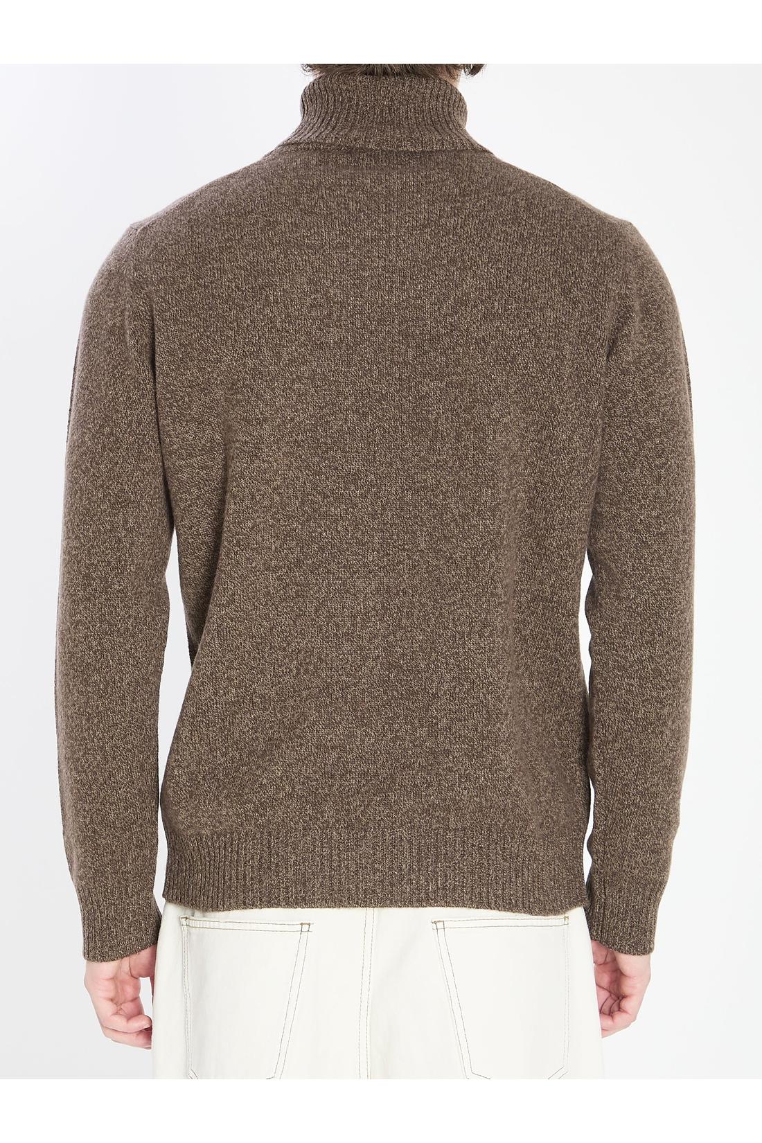 Roberto Collina-OUTLET-SALE-Mouline turtleneck sweater-ARCHIVIST