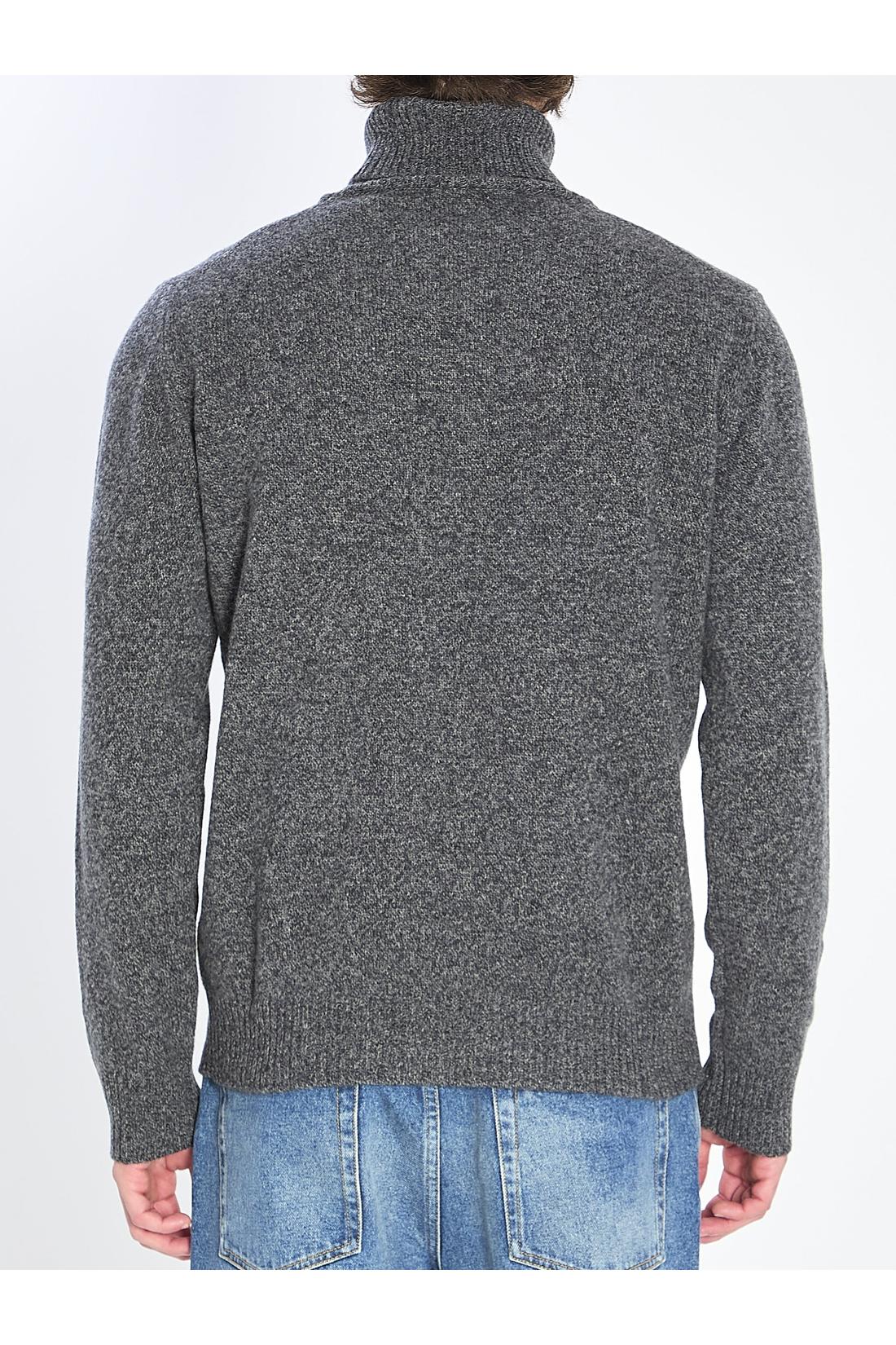 Roberto Collina-OUTLET-SALE-Mouline turtleneck sweater-ARCHIVIST