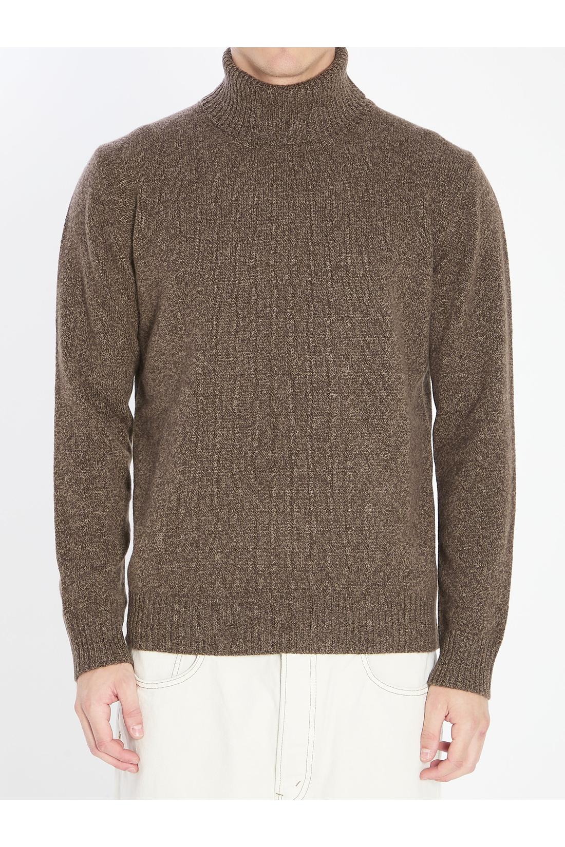Roberto Collina-OUTLET-SALE-Mouline turtleneck sweater-ARCHIVIST
