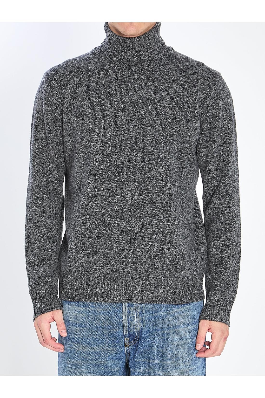 Roberto Collina-OUTLET-SALE-Mouline turtleneck sweater-ARCHIVIST