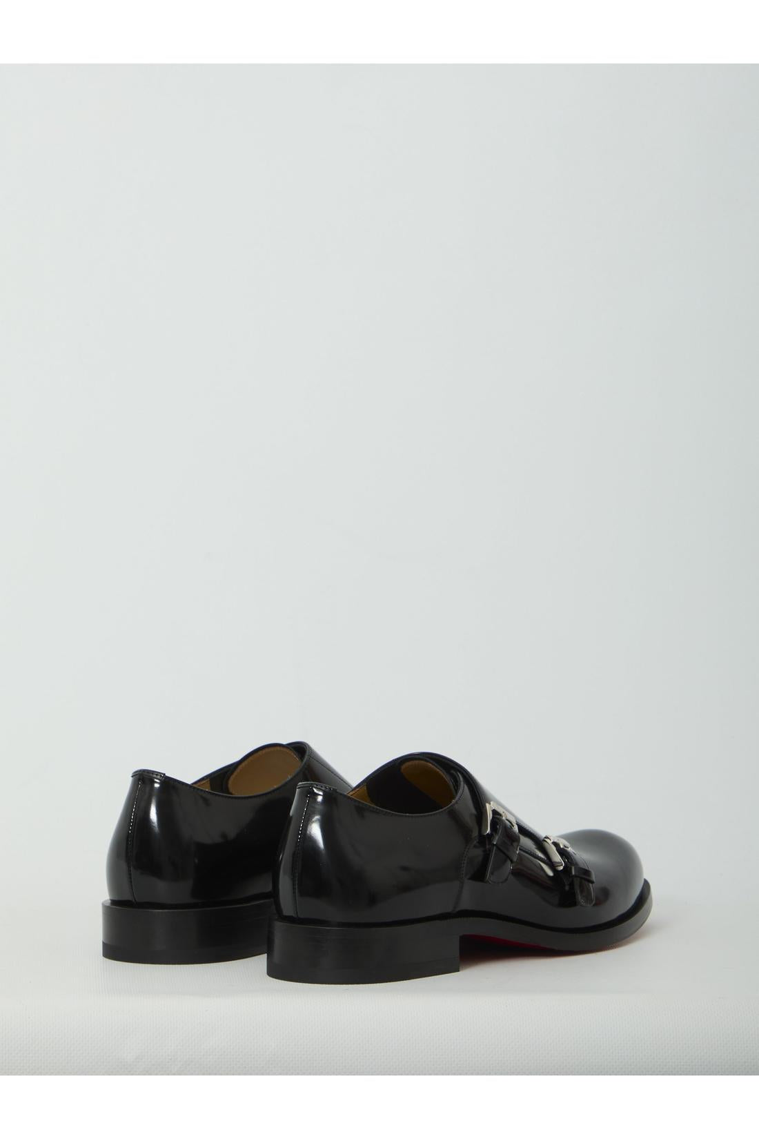 Christian Louboutin-OUTLET-SALE-Moustachou Monk lace-up shoes-ARCHIVIST