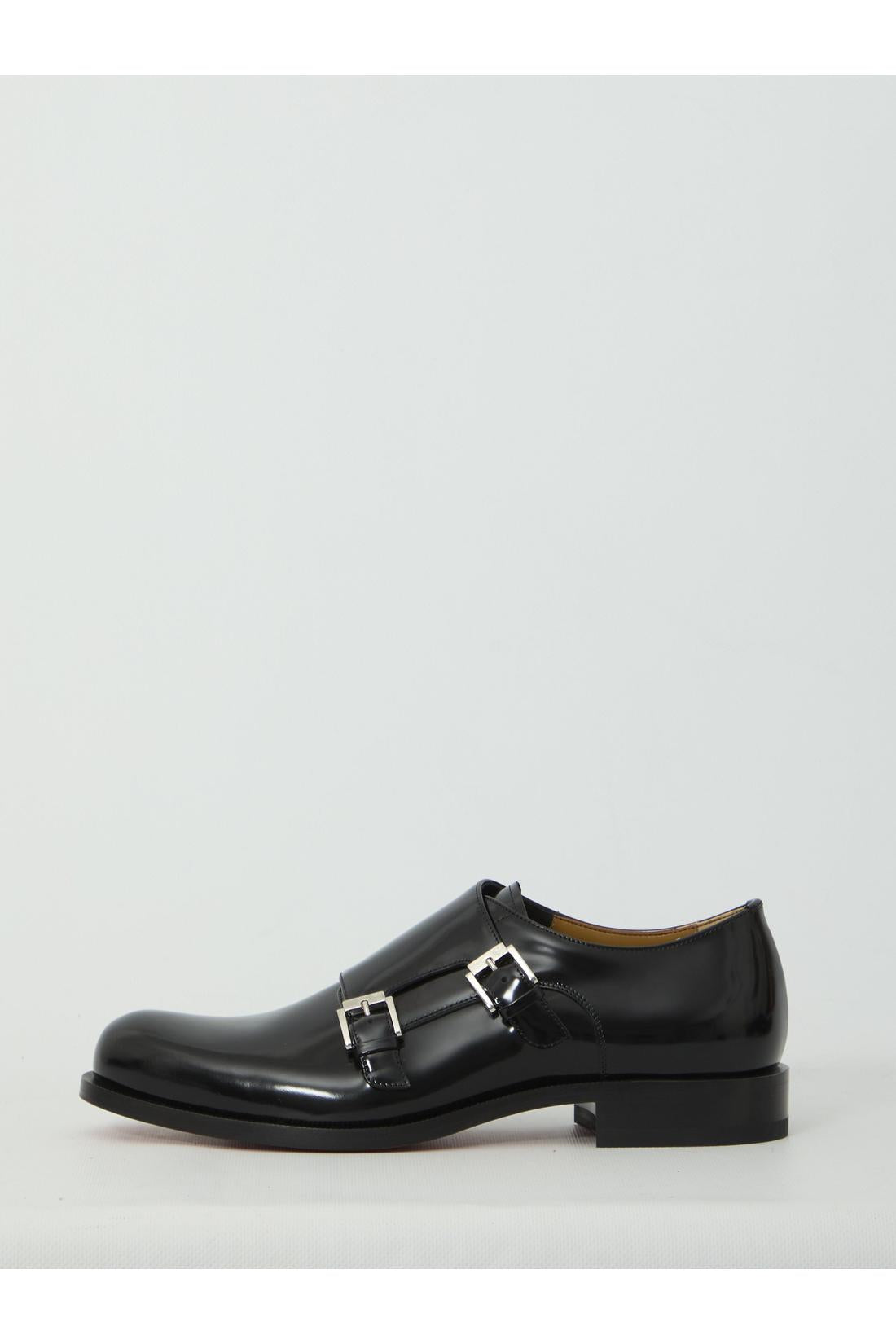 Christian Louboutin-OUTLET-SALE-Moustachou Monk lace-up shoes-ARCHIVIST
