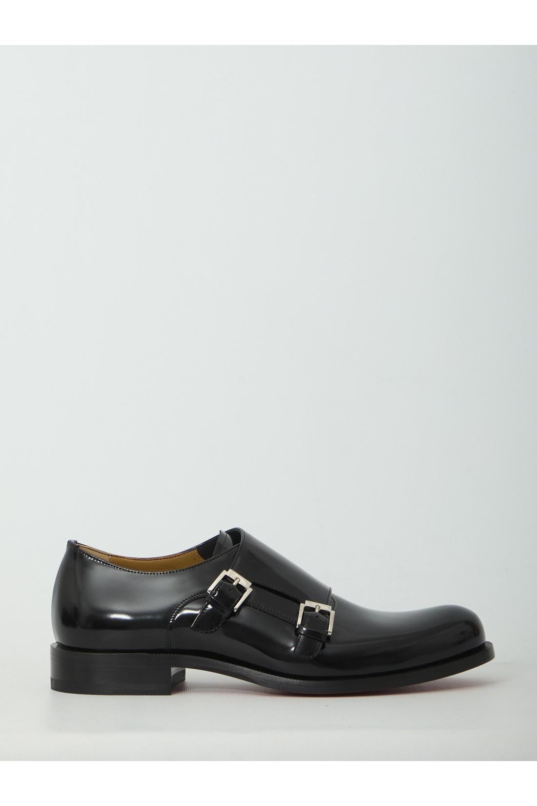 Christian Louboutin-OUTLET-SALE-Moustachou Monk lace-up shoes-ARCHIVIST