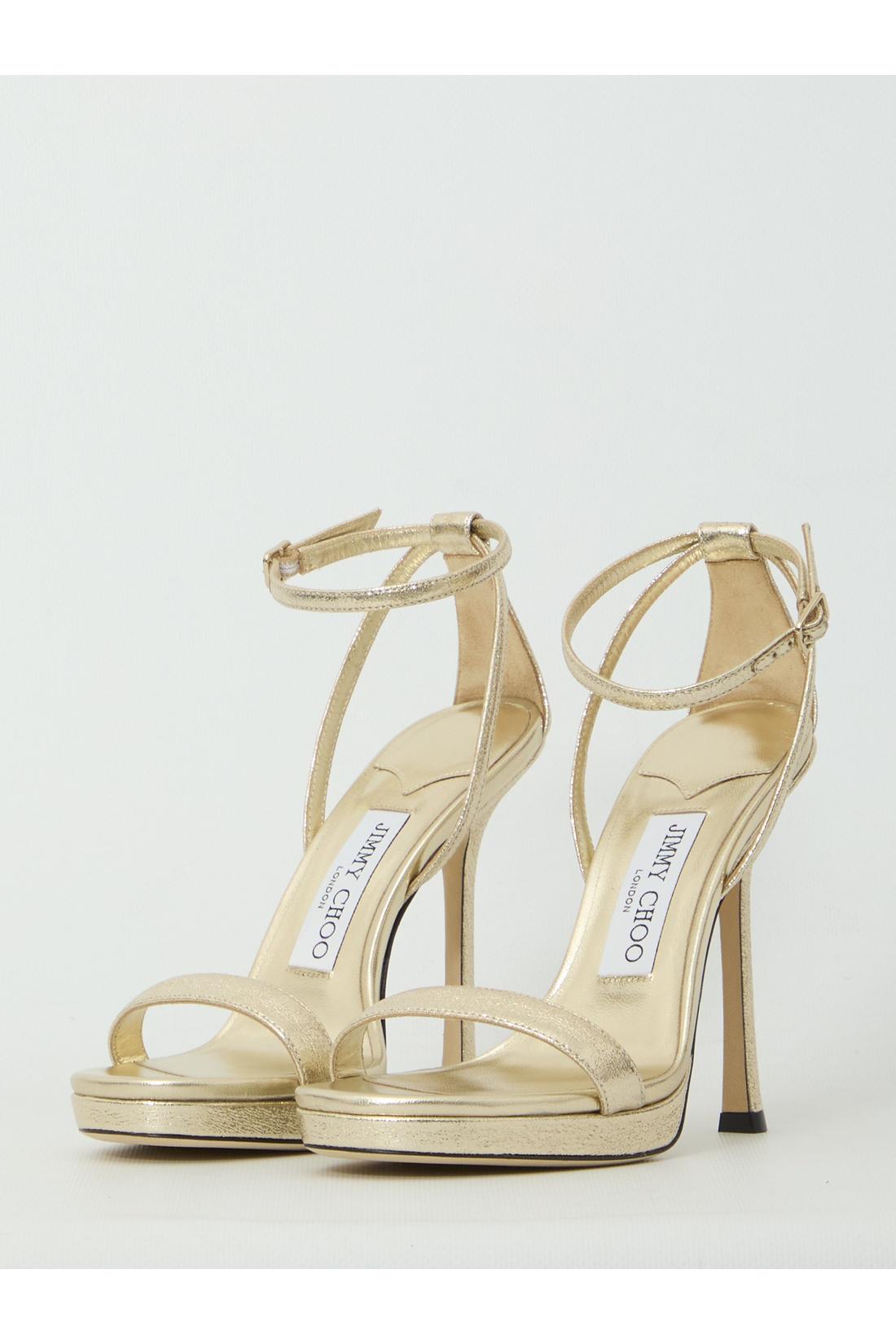 Jimmy Choo-OUTLET-SALE-Moza 120 platform sandals-ARCHIVIST