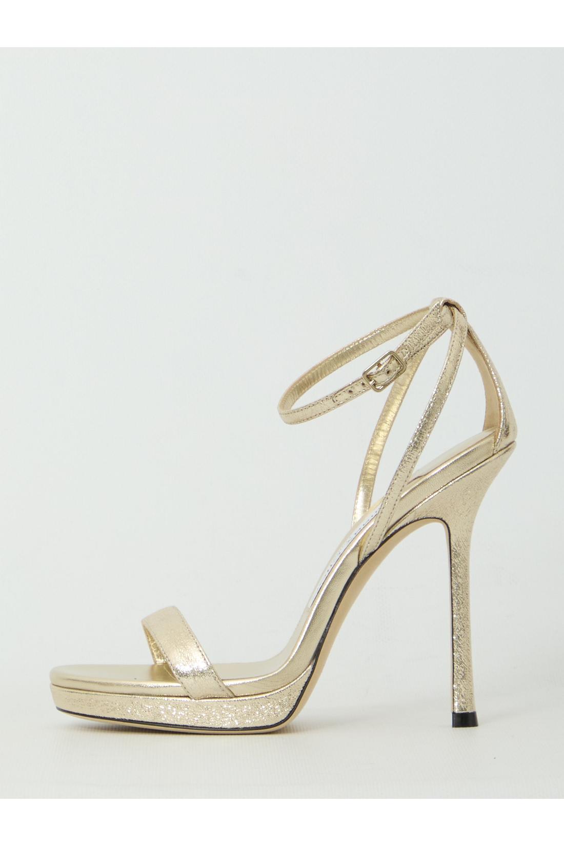 Jimmy Choo-OUTLET-SALE-Moza 120 platform sandals-ARCHIVIST