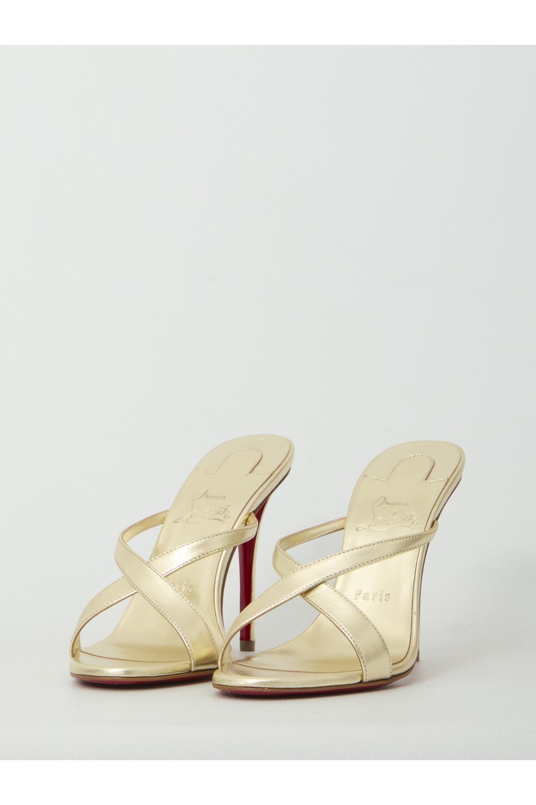 Christian Louboutin-OUTLET-SALE-Mulazee Cross 100 mules-ARCHIVIST