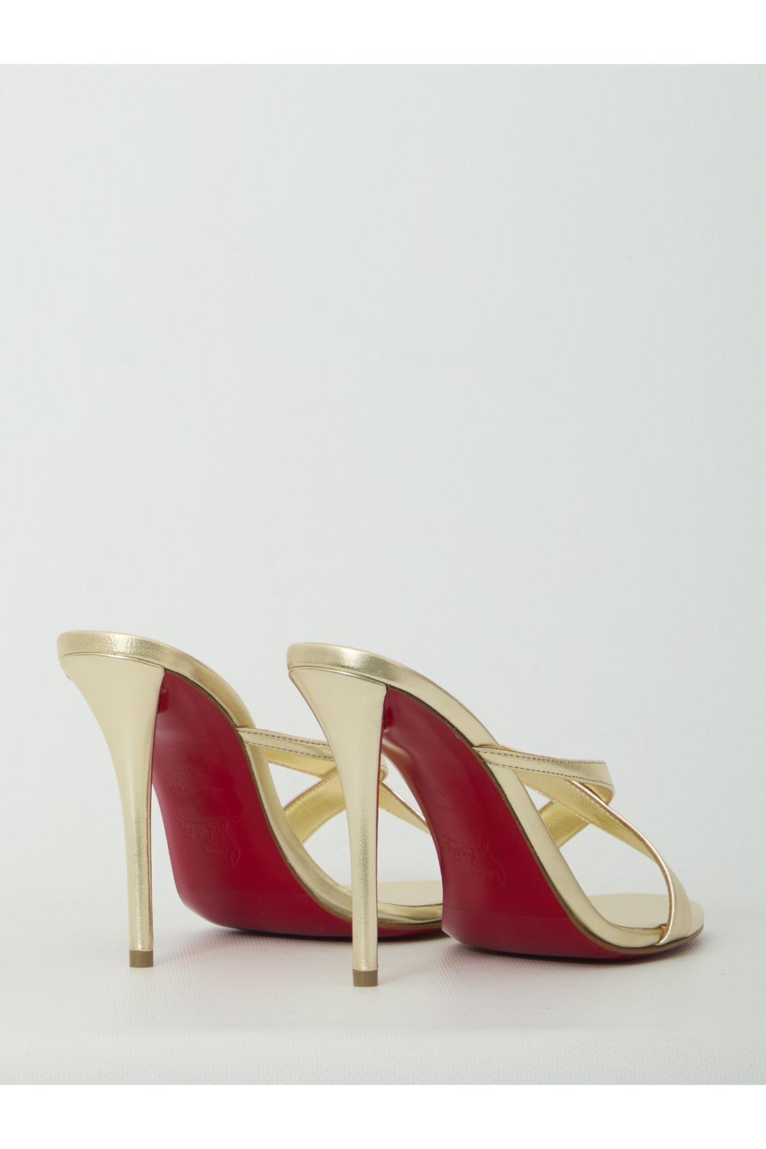 Christian Louboutin-OUTLET-SALE-Mulazee Cross 100 mules-ARCHIVIST