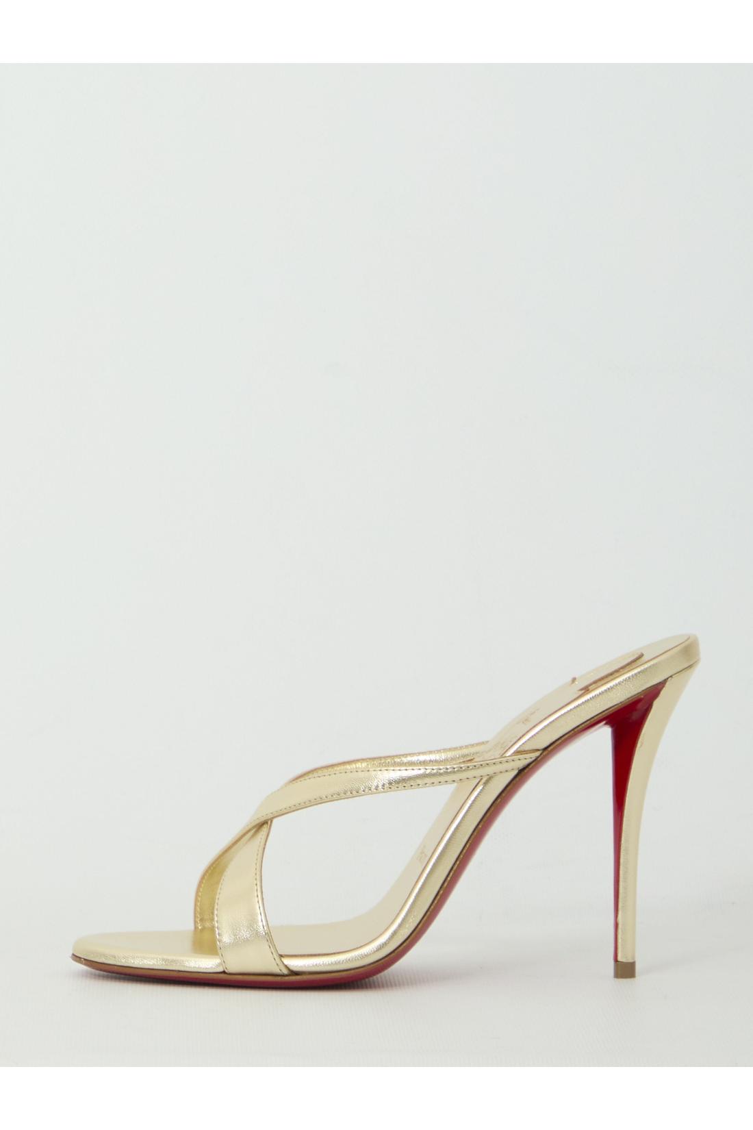Christian Louboutin-OUTLET-SALE-Mulazee Cross 100 mules-ARCHIVIST