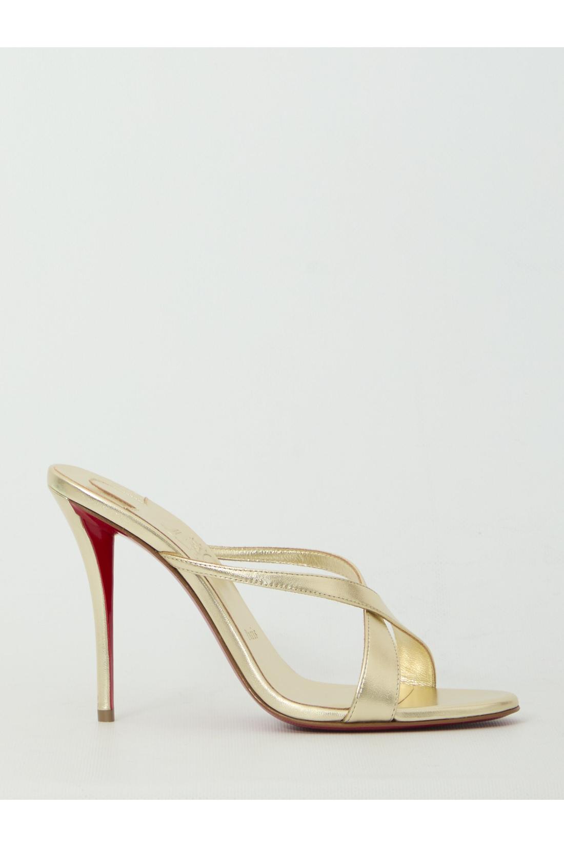 Christian Louboutin-OUTLET-SALE-Mulazee Cross 100 mules-ARCHIVIST