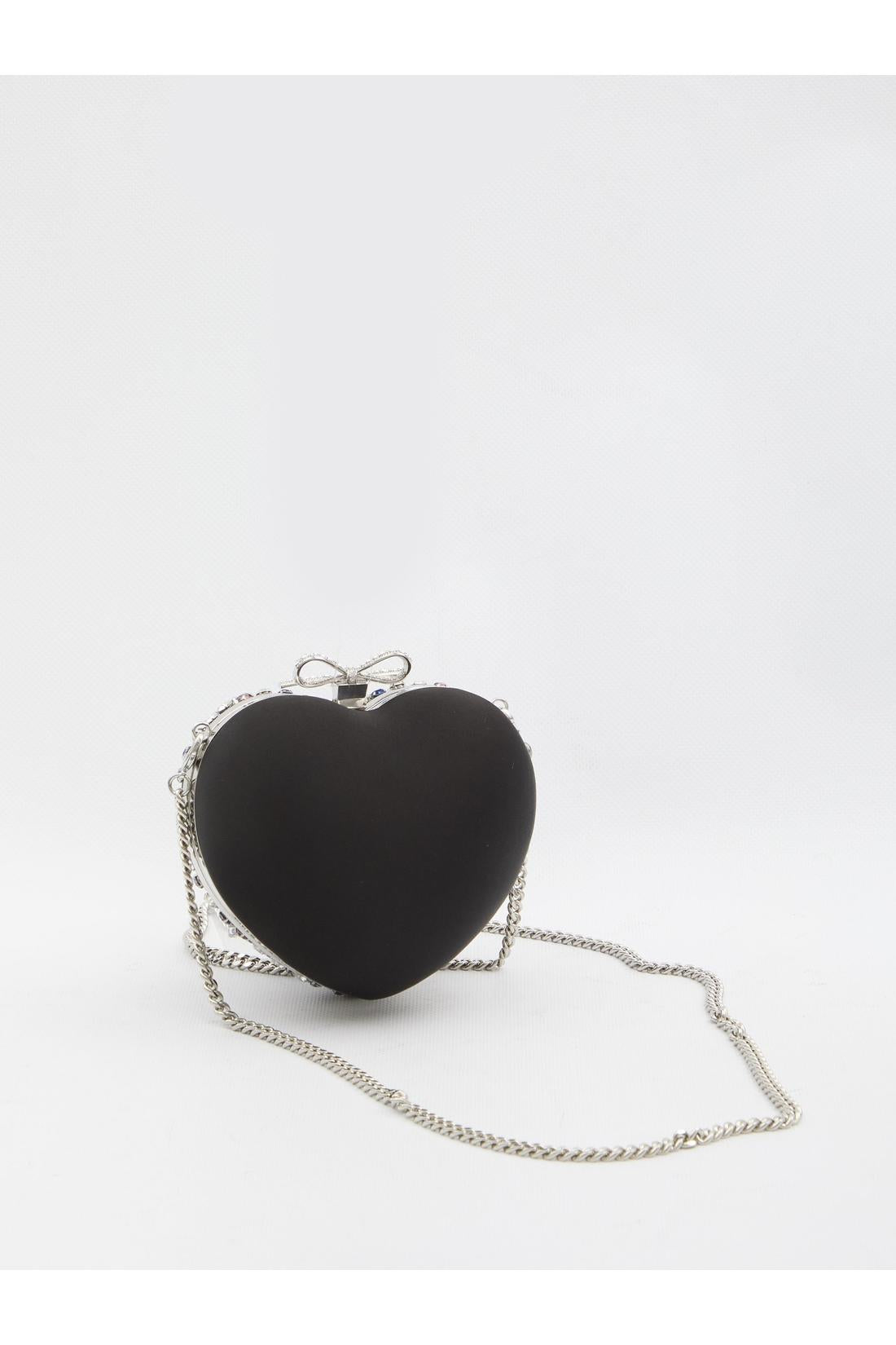 Self Portrait-OUTLET-SALE-Multi crystal Heart clutch bag-ARCHIVIST