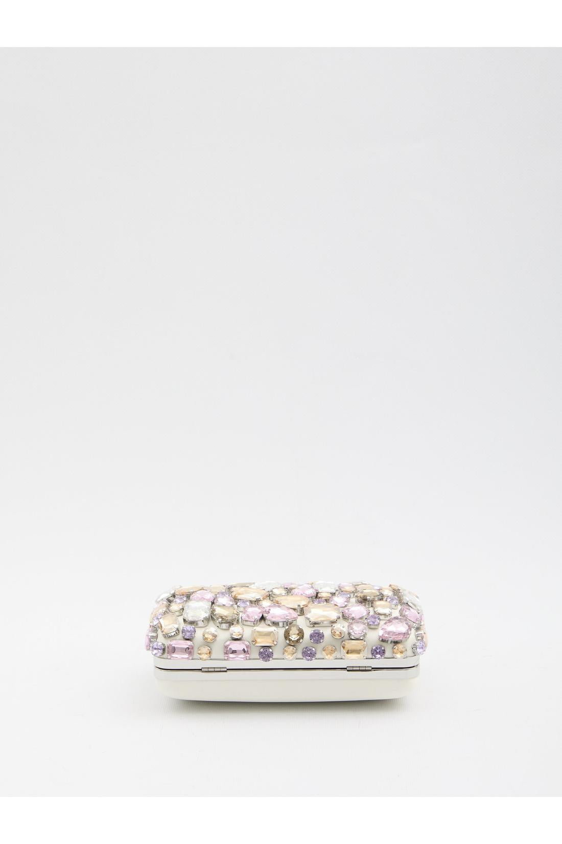 Self Portrait-OUTLET-SALE-Multi crystal embellished clutch bag-ARCHIVIST